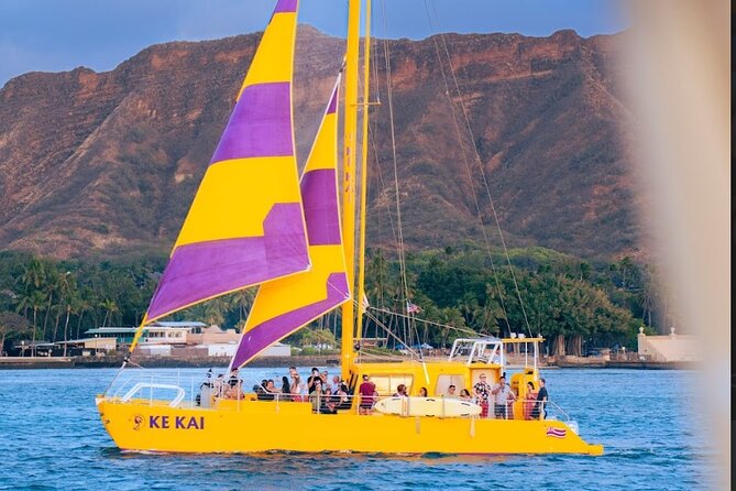 Waikiki Beach Sunset Sail - What the catamaran ride feels like