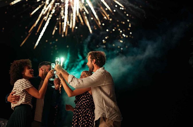 Waikiki Friday Fireworks Cruise Including Transportation - Music, decks, and the onboard setup
