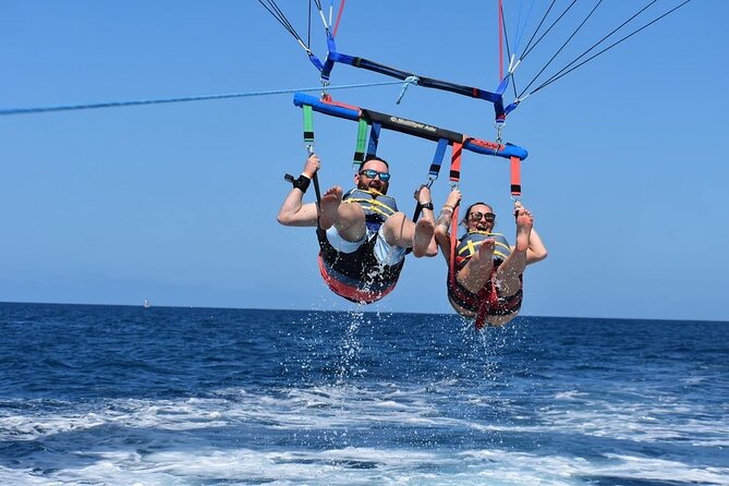 Waikiki: Parasailing in Hawaii - Flight heights, takeoff, and the water dip