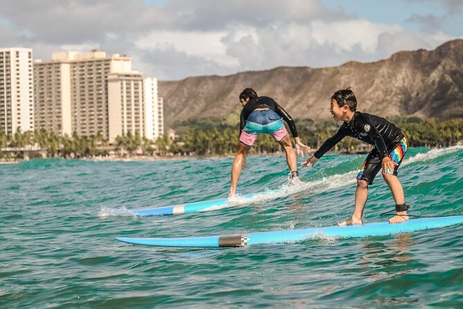 Waikiki Private Group Surf Lesson - Starting at Ocean Patio B in Waikiki