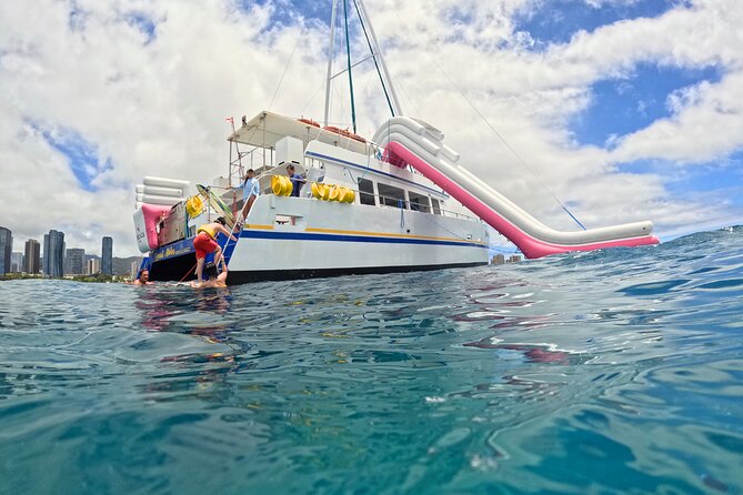 Waikiki Snorkeling & Ocean Waterpark Adventure from Oahu - The water park portion makes the trip family-friendly