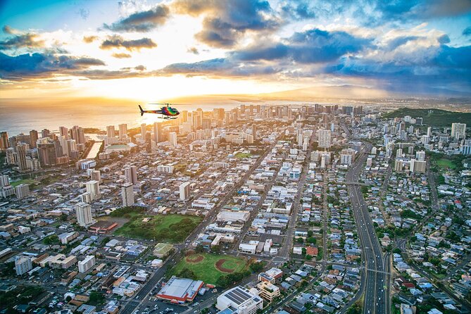 Waikiki Sunset - 50 Min Helicopter Tour - Doors Off or On - The North Shore and the return over central Oahu