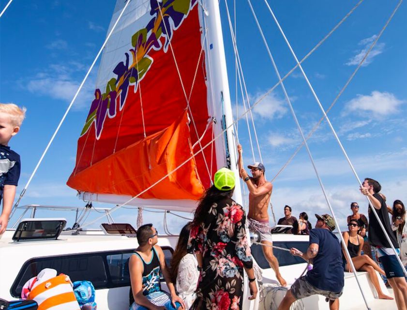 Waikoloa Catamaran Snorkel & Sail Adventure with Lunch - The reef stop and what you may see